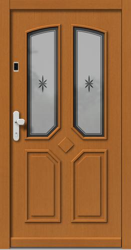 Holz-Haustür H507 Fichte